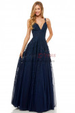 2023 Spring Sweetheart Prom Dresses, Dark Navy Lace Wedding Party Dresses pds-0033-1
