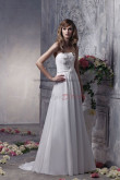 Empire Elegant Chiffon Sweep Train Spring Beach Wedding Dress nw-0301