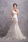 Mermaid Latest Fashion Sheath Wedding Dresses with Lace Appliques nw-0169
