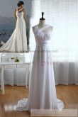 Summer Empire Chiffon Beach Cheap Glamorous Wedding Dress nw-0279