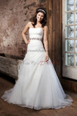 a line Waist With Glass Drill Multilayer Elegant Latest Fashion weddong gowns nw-0235