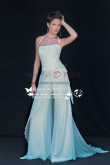 Beach wedding wear White chiffon bridal jumpsuit Low price wps-037