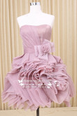 Beautiful Homecoming dress Ruched short prom dresses with big bow belt