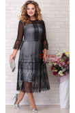 Black Dot Lace Dress Mother of the Bride Dresses,Robes pour femmes de grande taille nmo-886