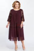 Chocolate Plus Size Women's Dresses Larger Size Mother Of The Bride Dresses nmo-763-2