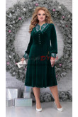 Green Velvet Plus Size Dressy Mother Of The Bride Dresses,Robes pour femmes de grande taille nmo-884-2