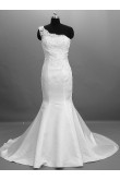 lace Pattern Hand-beading Mermaid Glamorous Sweep Brush Train Wedding dresses nw-0029 