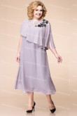 2021 Lavender Chiffon Women's Dresses, Plus Size Mother Of The Bride Dress nmo-728