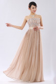 Strapless flesh pink Bridesmaids Dresses Chest With Sequins Pleat nm-0178