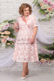 Pink Lace Mother's Dresses, Женские платья больших размеров nmo-773-3