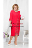 Red Mother Of the Bride Dress, Plus Size Women's Dresses,Robes pour femmes nmo-881-3
