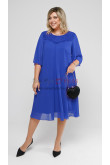 Royal Blue Modern Mid-Calf-Length Mother of the Bride Dresses, Loose Women's Dresses mds-0037-3