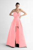 Strapless Short pant with Bow Pink Disassemble Train prom dress wps-203