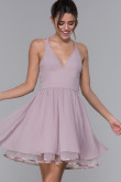 Under $100 Sweetheart Homecoming Dress, Lavender Chiffon Short Dreseses sd-024-1