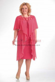 Watermelon Hand Beading Loose Mother Of The Bride Dresses nmo-364