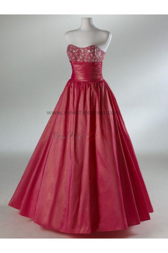 2014 Hot Sale Chest With Crystal Satin Watermelon Red and Army Green Quinceanera Dresses np-0086