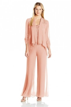 Fashion Spring Pink Mother Of The Bride Pant Suits nmo-495