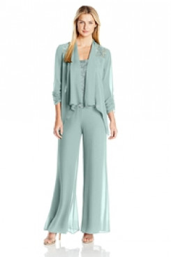 Fashion Spring Sage Mother Of The Bride Pant Suits nmo-497