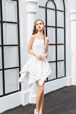 2019 High-low Sexy Homecoming Dresses Elegant Party dresses wps-200