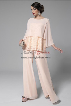 2022 Champagne Mother of the Bride Pant suits Women Outfit for Wedding Guest nmo-938