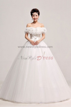 New Arrival Lace Bateau Ball Gown Wedding Dresses nw-0072