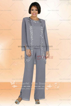 Three Piece  mother of the bride pants set nmo-036