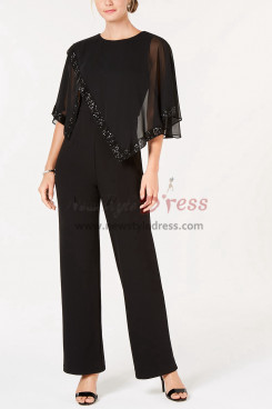 Chiffon Mother of the bride Jumpsuit Women Evening dressy nmo-379