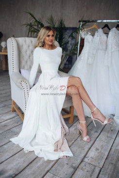 2023 Dressy Wedding Jumpsuit Dresses, Gorgeous Beach Bridal Jumpsuit, Wedding Jumper bjp-0028