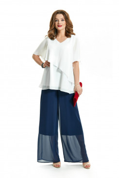 Summer Comfortable Chiffon Mother of the Bride Pant Suits nmo-717-3